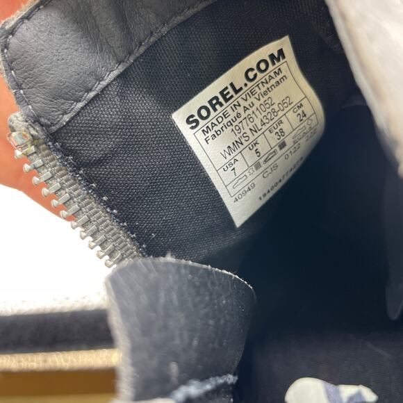 Sorel Women's Emelie II Zip Quarry Ankle Boots Size 7 - Picture 7 of 11